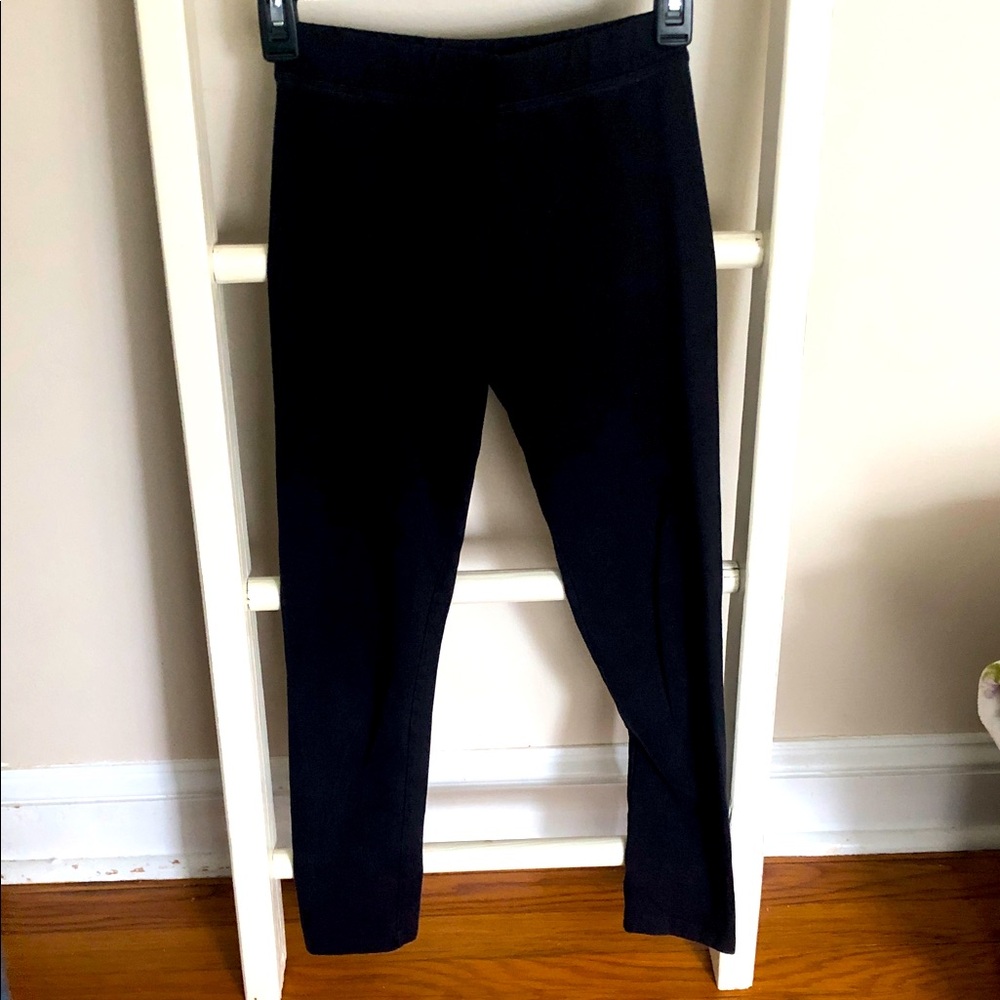 Kids Primary Black Stretch Leggings, 12
